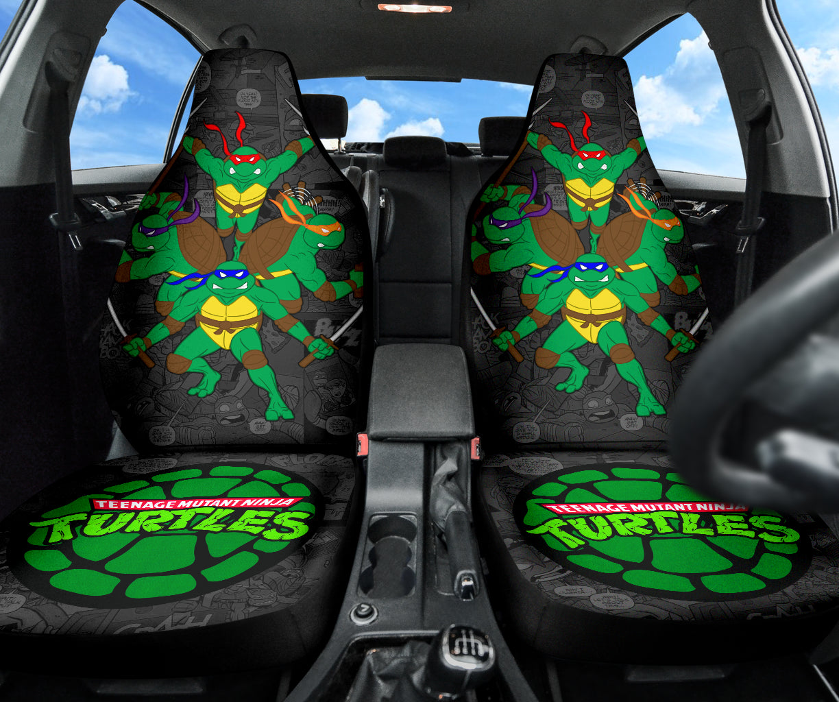 Teenage Mutant Ninja Turtles Car Seat Covers Car Accessories Ci220418-11