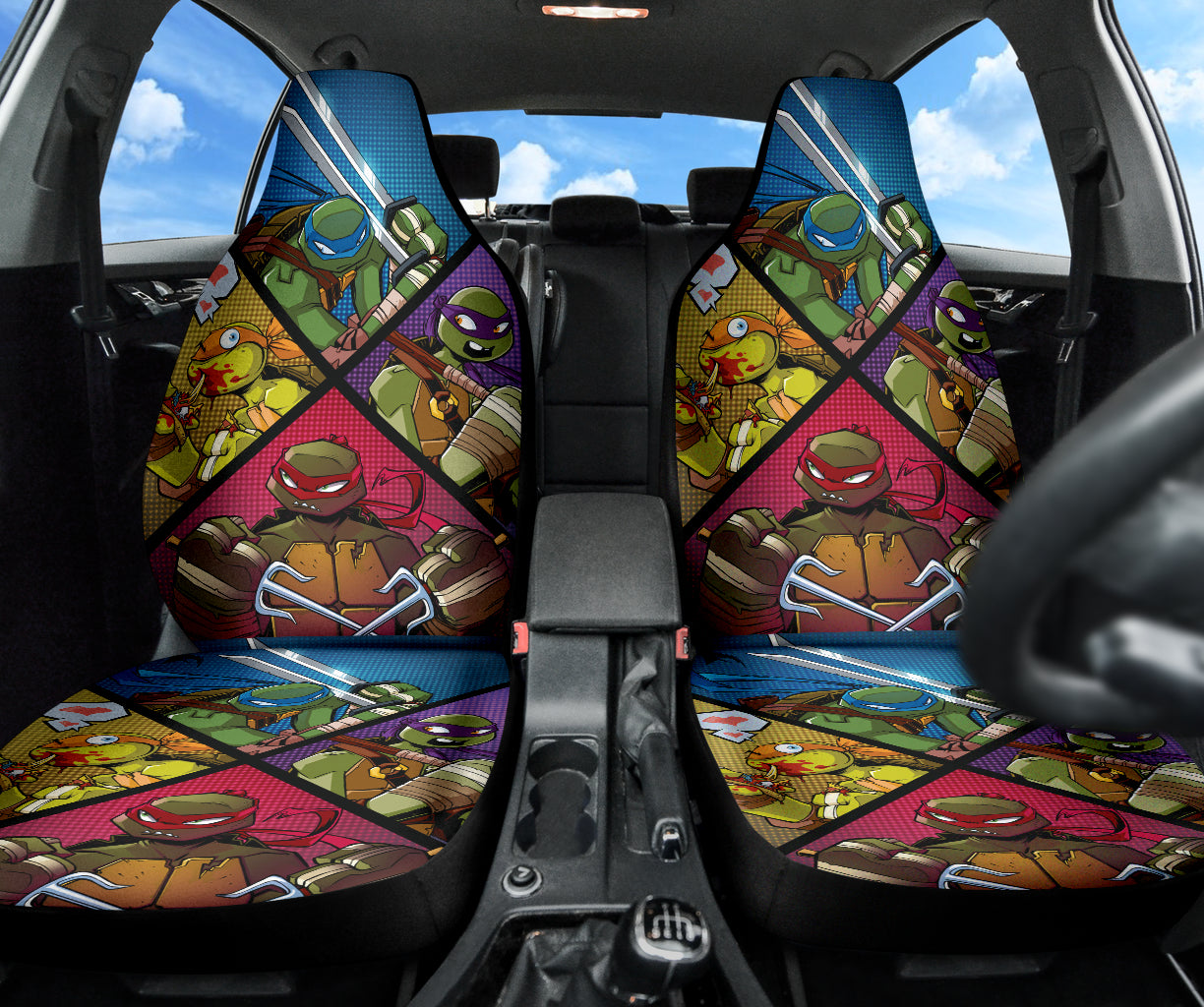 Teenage Mutant Ninja Turtles Car Seat Covers Car Accessories Ci220418-10