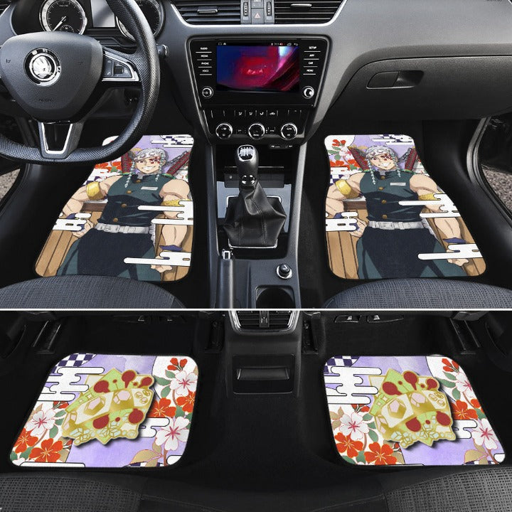Tengen Uzui Car Floor Mats Custom Demon Slayer Anime Car Accessories