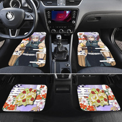 Tengen Uzui Car Floor Mats Custom Demon Slayer Anime Car Accessories