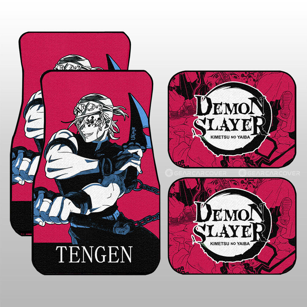 Tengen Uzui Car Floor Mats Custom Demon Slayer Anime Car Accessories