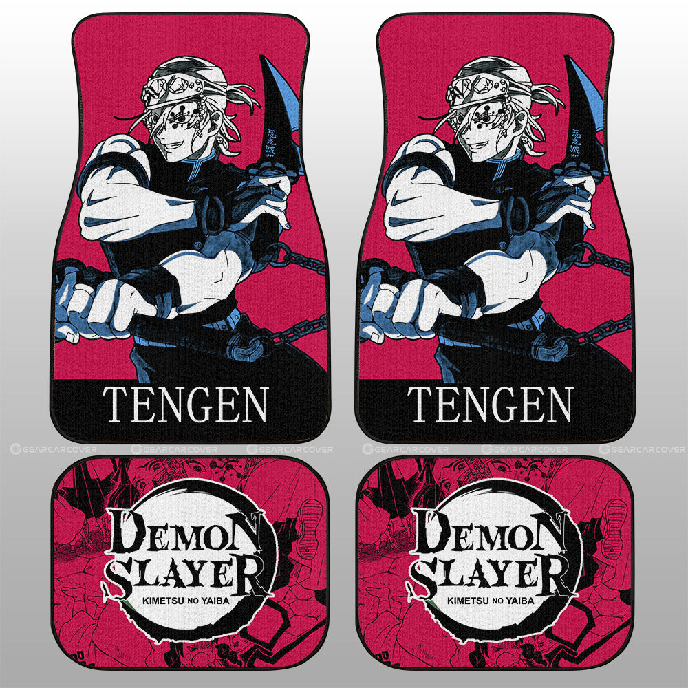 Tengen Uzui Car Floor Mats Custom Demon Slayer Anime Car Accessories