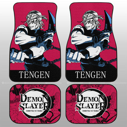 Tengen Uzui Car Floor Mats Custom Demon Slayer Anime Car Accessories