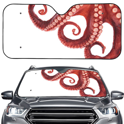 Tentacles Of Octopus Print Car Windshield Sun Shade