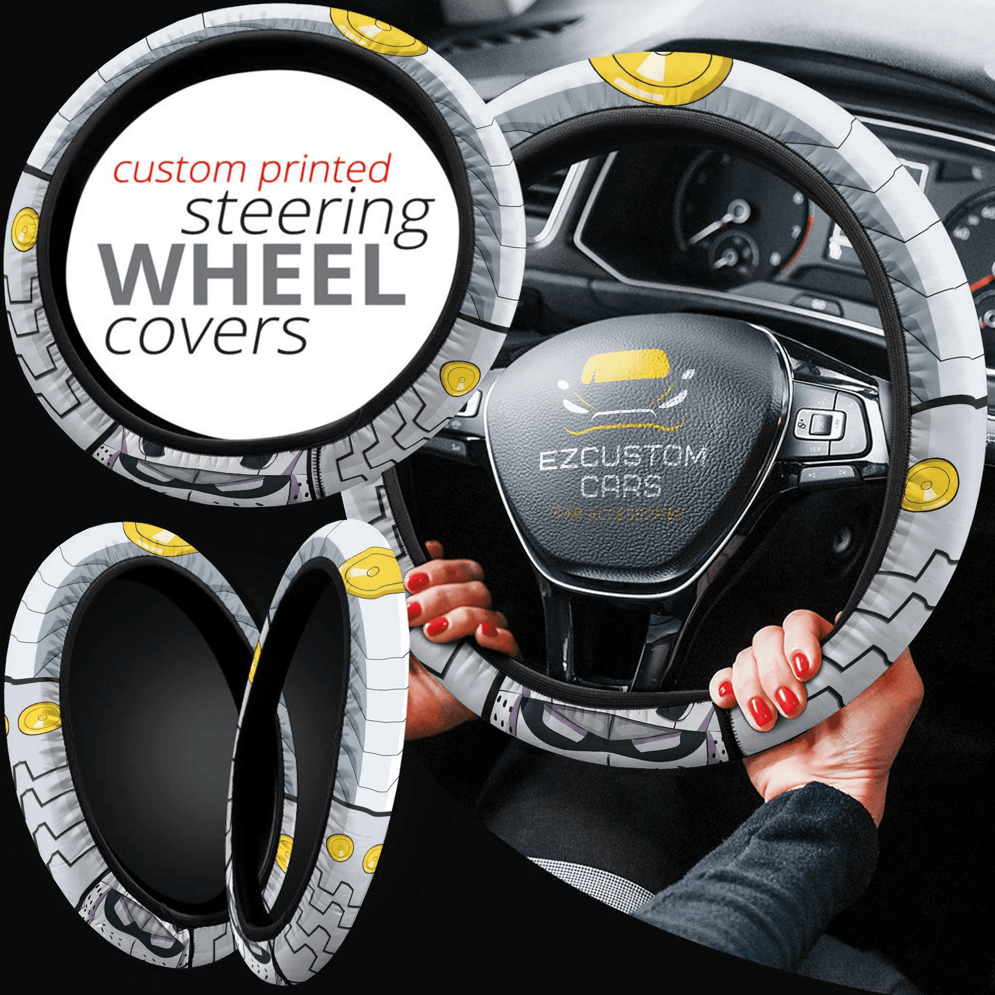 Tenya Iida Anime Steering Wheel Cover Custom Anime My Hero Academia Car Accessories