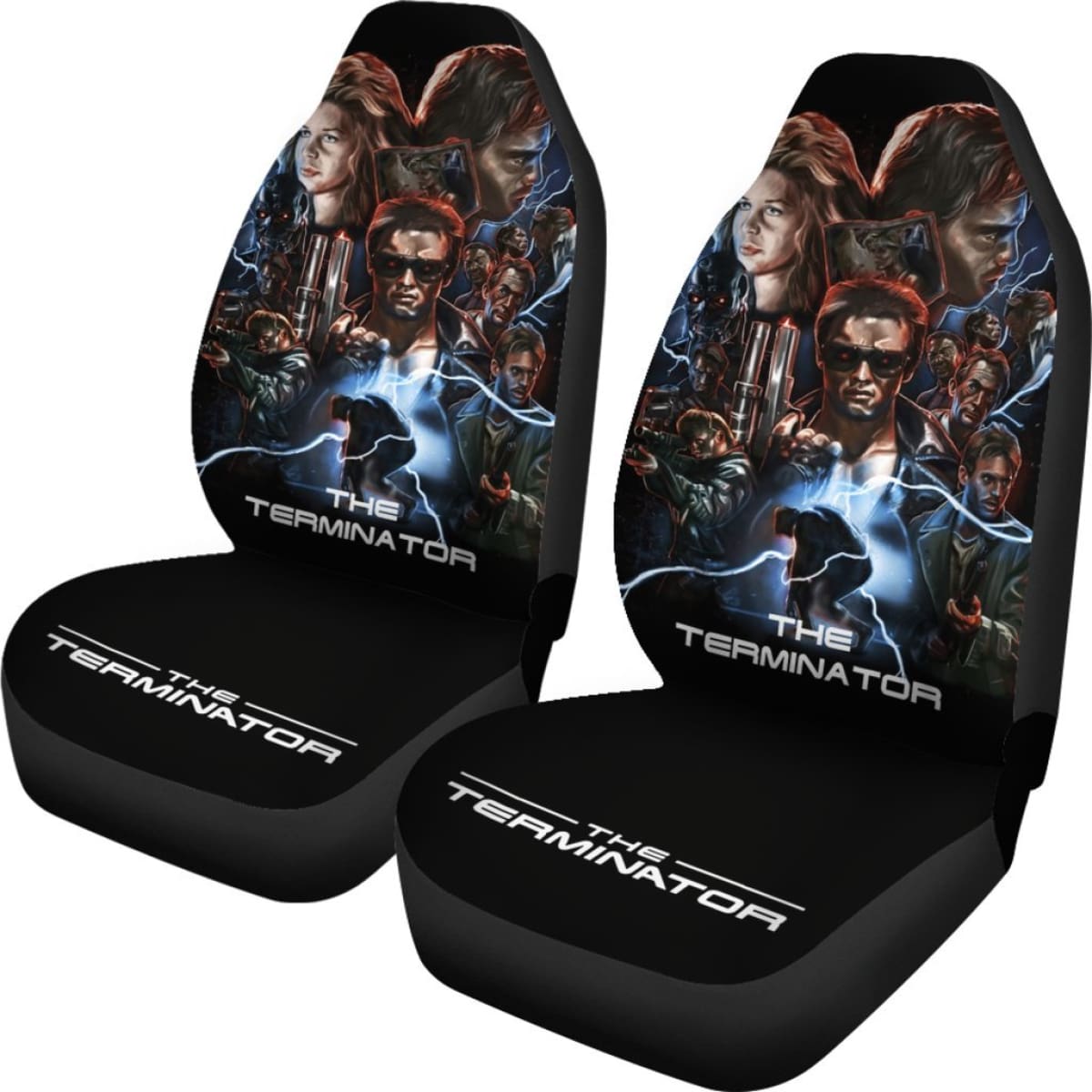 Terminator 1984 Art Car Seat Covers The Terminator Movie H040620 Universal Fit 225311