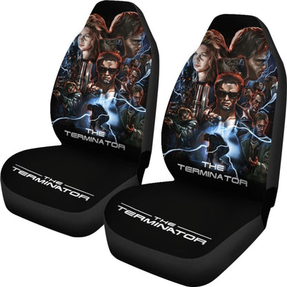 Terminator 1984 Art Car Seat Covers The Terminator Movie H040620 Universal Fit 225311