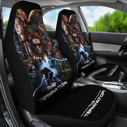 Terminator 1984 Art Car Seat Covers The Terminator Movie H040620 Universal Fit 225311