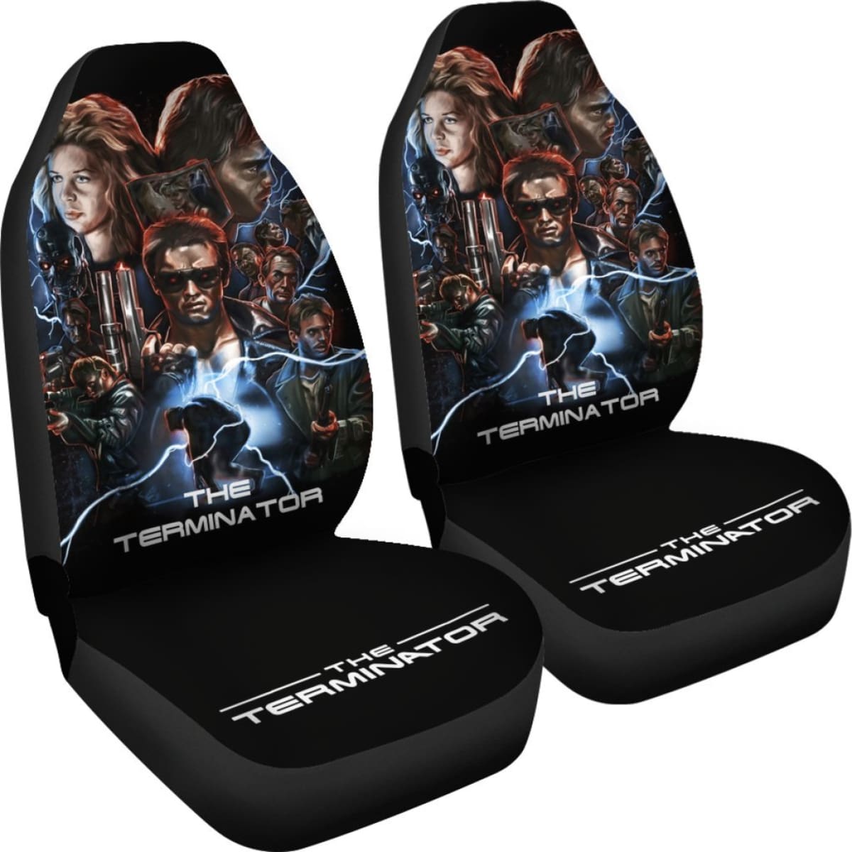 Terminator 1984 Art Car Seat Covers The Terminator Movie H040620 Universal Fit 225311