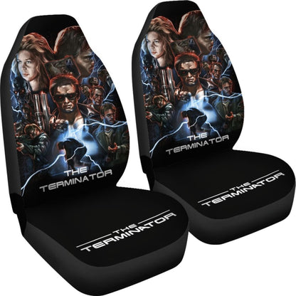 Terminator 1984 Art Car Seat Covers The Terminator Movie H040620 Universal Fit 225311