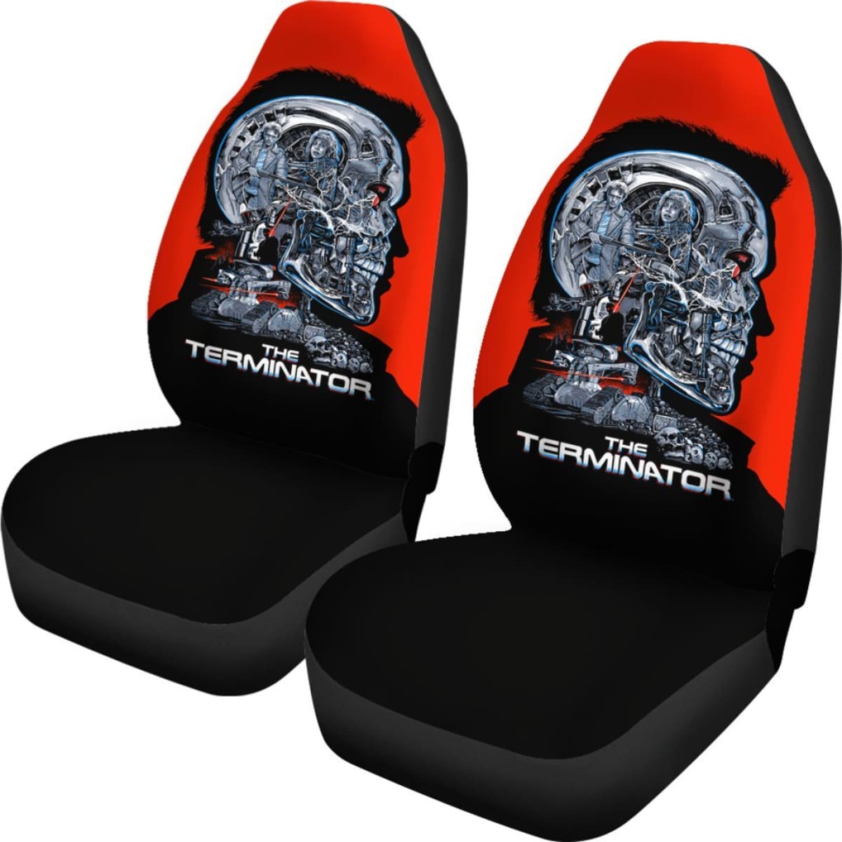 Terminator 1984 Car Seat Covers The Terminator Movie H040620 Universal Fit 225311