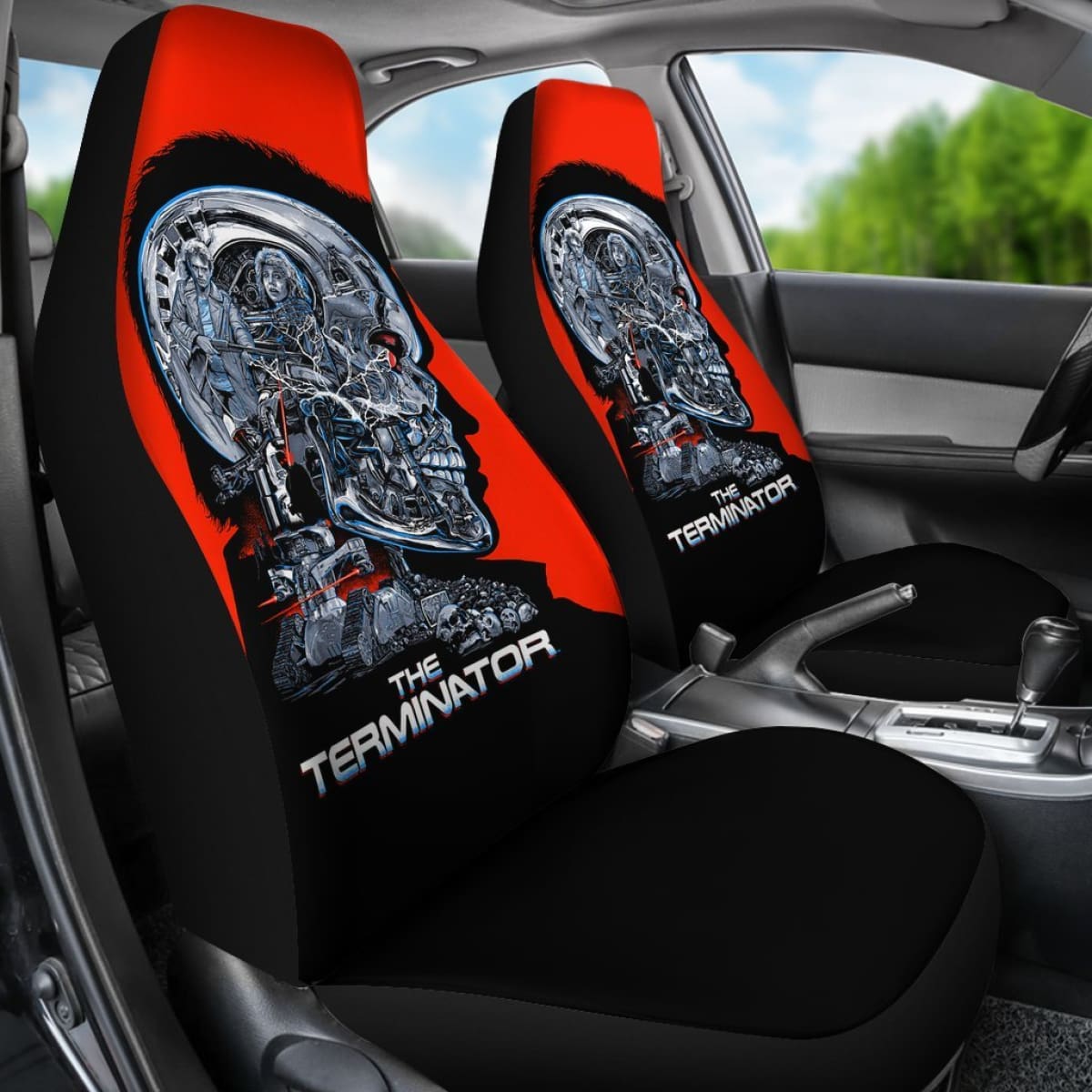 Terminator 1984 Car Seat Covers The Terminator Movie H040620 Universal Fit 225311