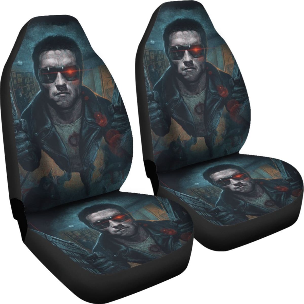 Terminator Dark Car Seat Covers Movie Fan Gift H040620 Universal Fit 225311