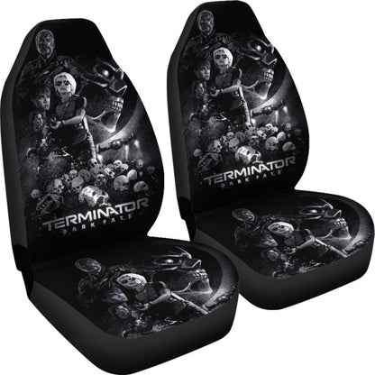 Terminator Dark Fate Art Car Seat Covers Movie Fan Gift H040620 Universal Fit 225311