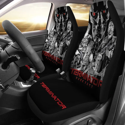 Terminator Dark Fate Art Car Seat Covers Movie Fan Gift H040620 Universal Fit 225311