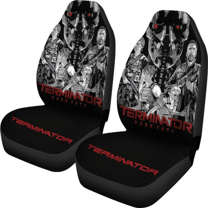 Terminator Dark Fate Art Car Seat Covers Movie Fan Gift H040620 Universal Fit 225311