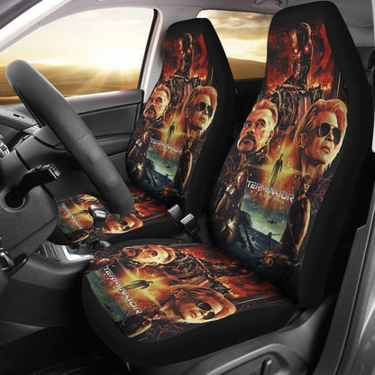 Terminator Dark Fate Car Seat Covers Movie Fan Gift H040620 Universal Fit 225311