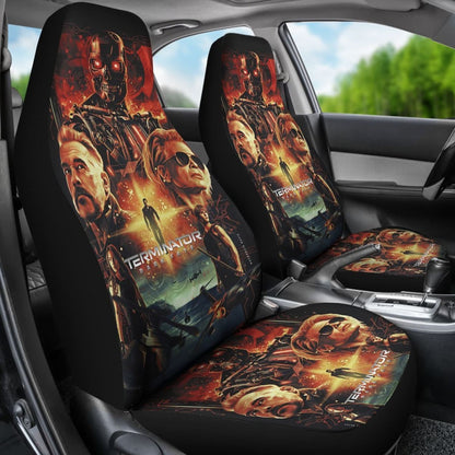 Terminator Dark Fate Car Seat Covers Movie Fan Gift H040620 Universal Fit 225311