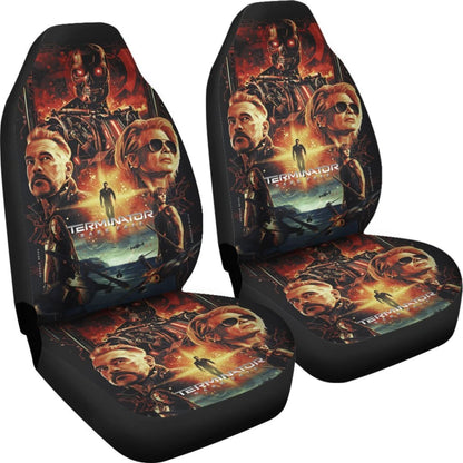 Terminator Dark Fate Car Seat Covers Movie Fan Gift H040620 Universal Fit 225311