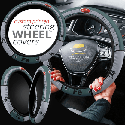 Tetsutetsu Tetsutetsu Anime Steering Wheel Cover Custom My Hero Academia Anime Car Accessories