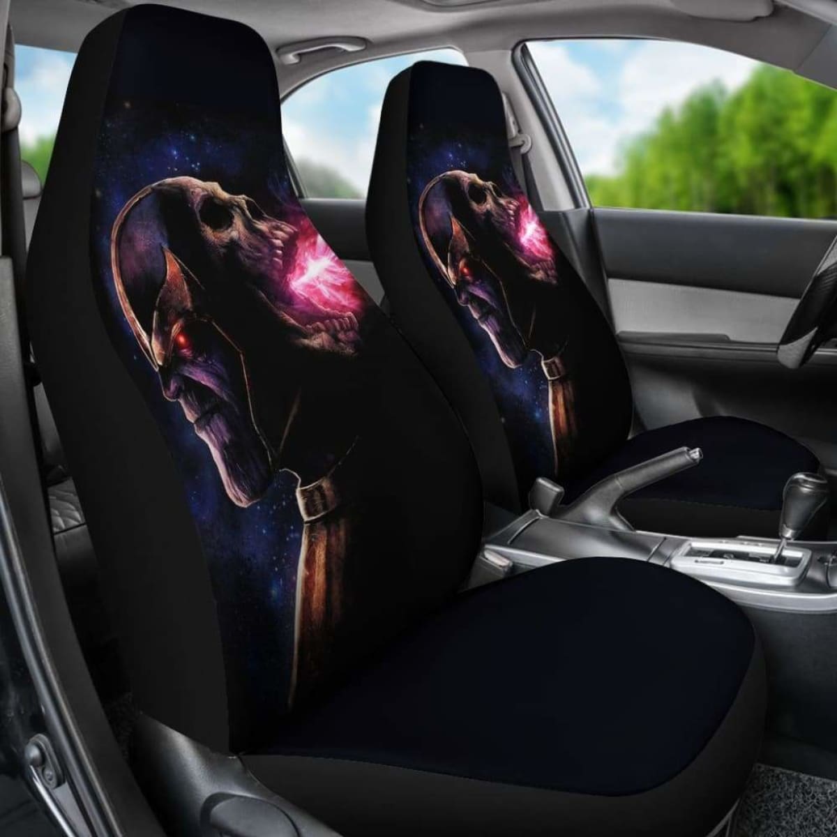 Thanos And Death Car Seat Covers Universal Fit 051012