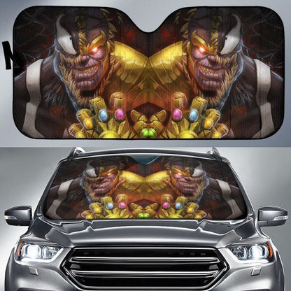 Thanos & Venom Mashup Auto Sun Shade Nh07 Universal Fit 111204