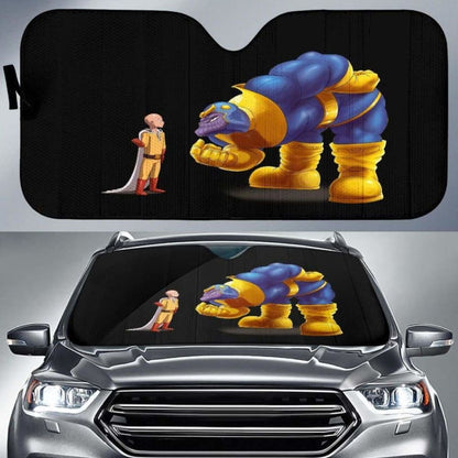 Thanos Vs One Punch Car Sun Shades 918b Universal Fit