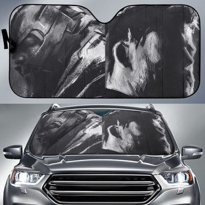 Thanos Vs Thor Auto Sun Shade For Fan Mn05 Universal Fit 111204