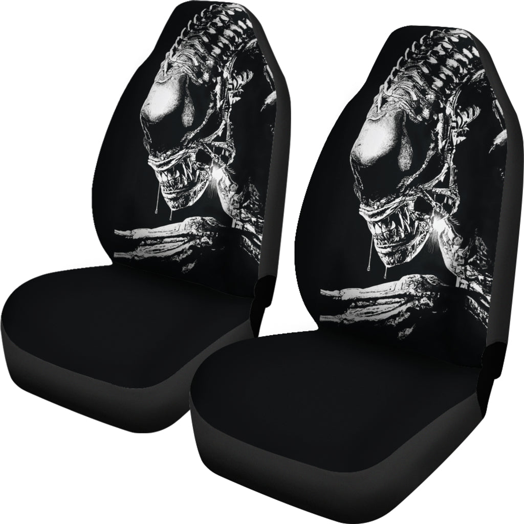 The Alien Creature Car Seat Covers Alien Car Accessories Custom For Fans Ci22060309