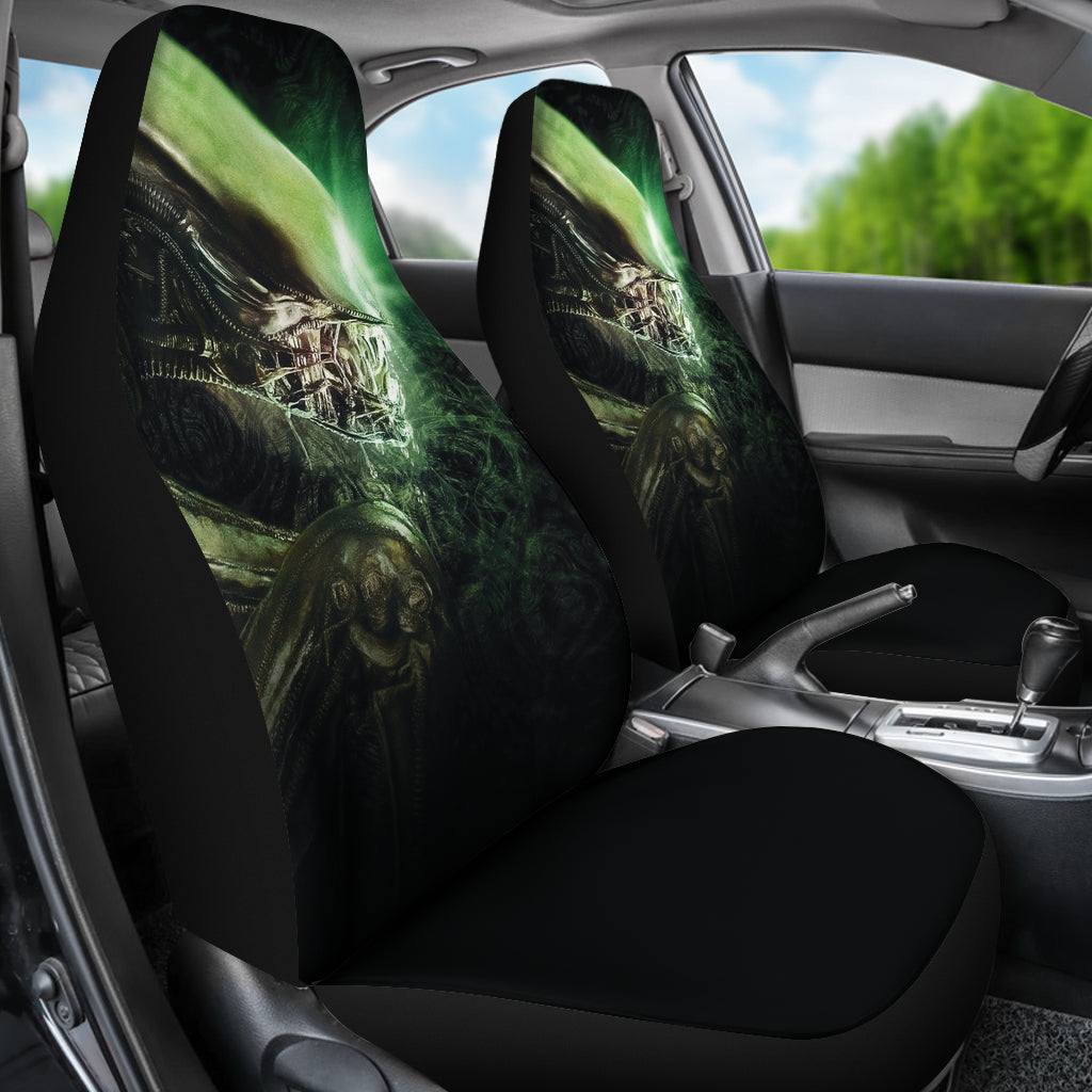 The Alien Creature Car Seat Covers Alien Car Accessories Custom For Fans Ci22060310