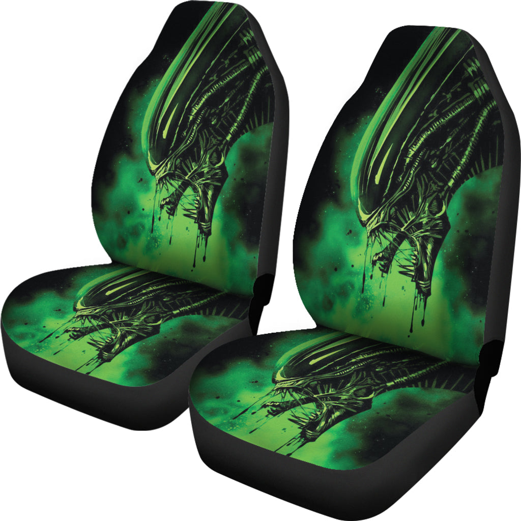 The Alien Creature Car Seat Covers Alien Car Accessories Custom For Fans Ci22060306