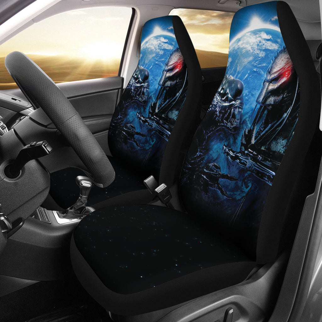 The Alien Creature Car Seat Covers Alien Car Accessories Custom For Fans Ci22060305