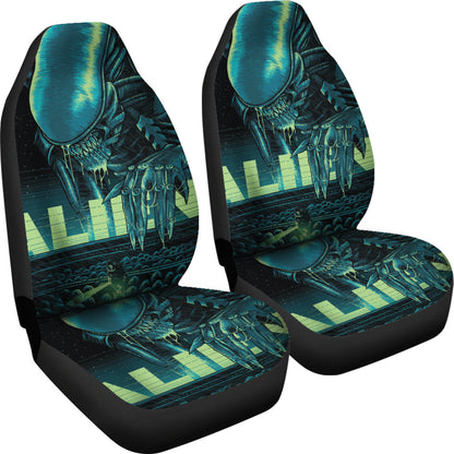The Alien Creature Car Seat Covers Alien Car Accessories Custom For Fans Ci22060304