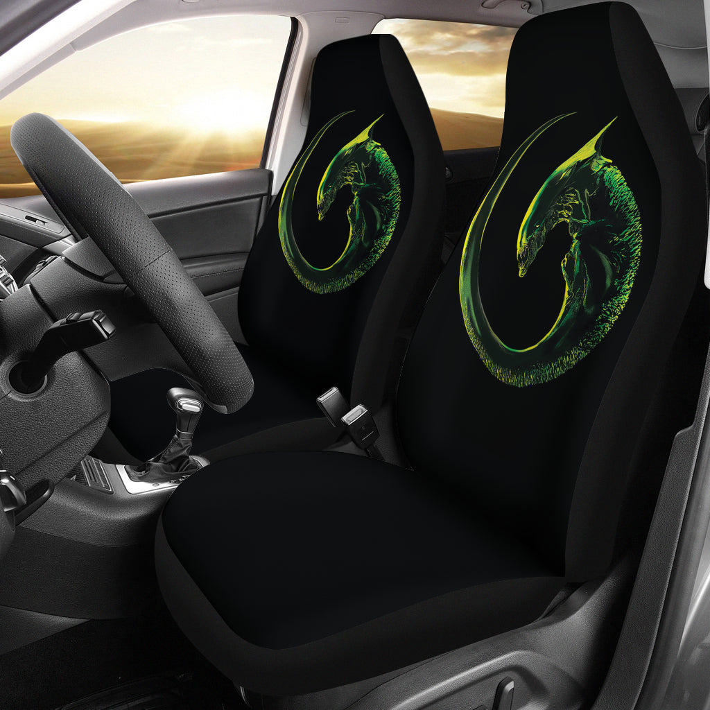 The Alien Creature Car Seat Covers Alien Car Accessories Custom For Fans Ci22060301