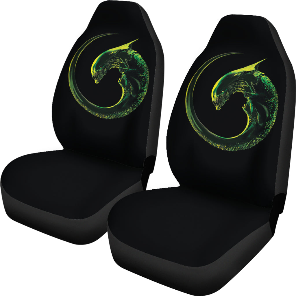 The Alien Creature Car Seat Covers Alien Car Accessories Custom For Fans Ci22060301