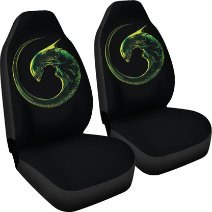 The Alien Creature Car Seat Covers Alien Car Accessories Custom For Fans Ci22060301