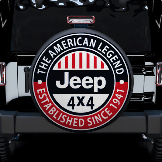 The American Legend Jeep 4x4 Car Spare Tire Cover