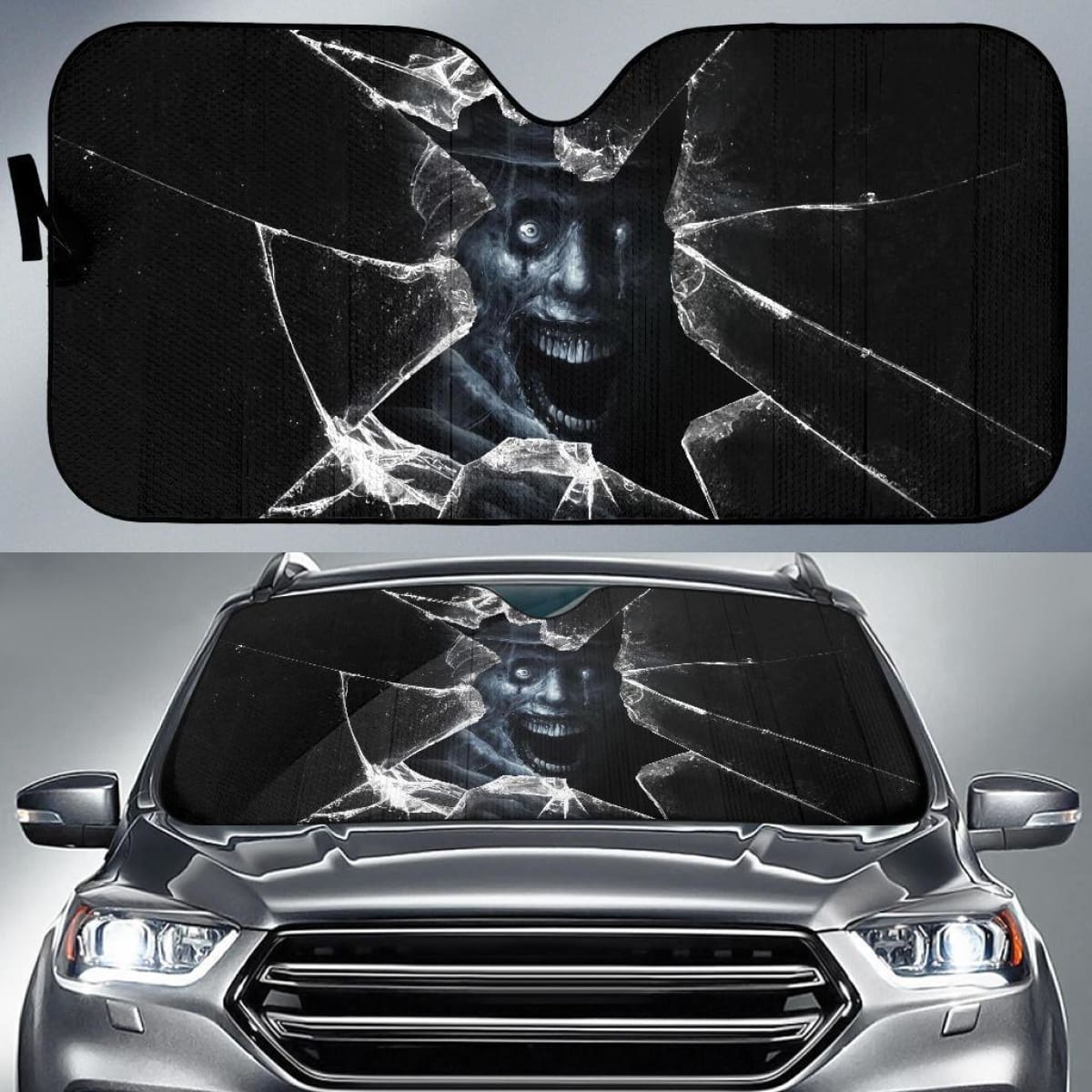 The Babadook Car Auto Sun Shade Horror Windshield Broken Universal Fit 174503