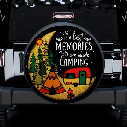 The Best Memories Are Made Camping Jeep Car Spare Tire Cover