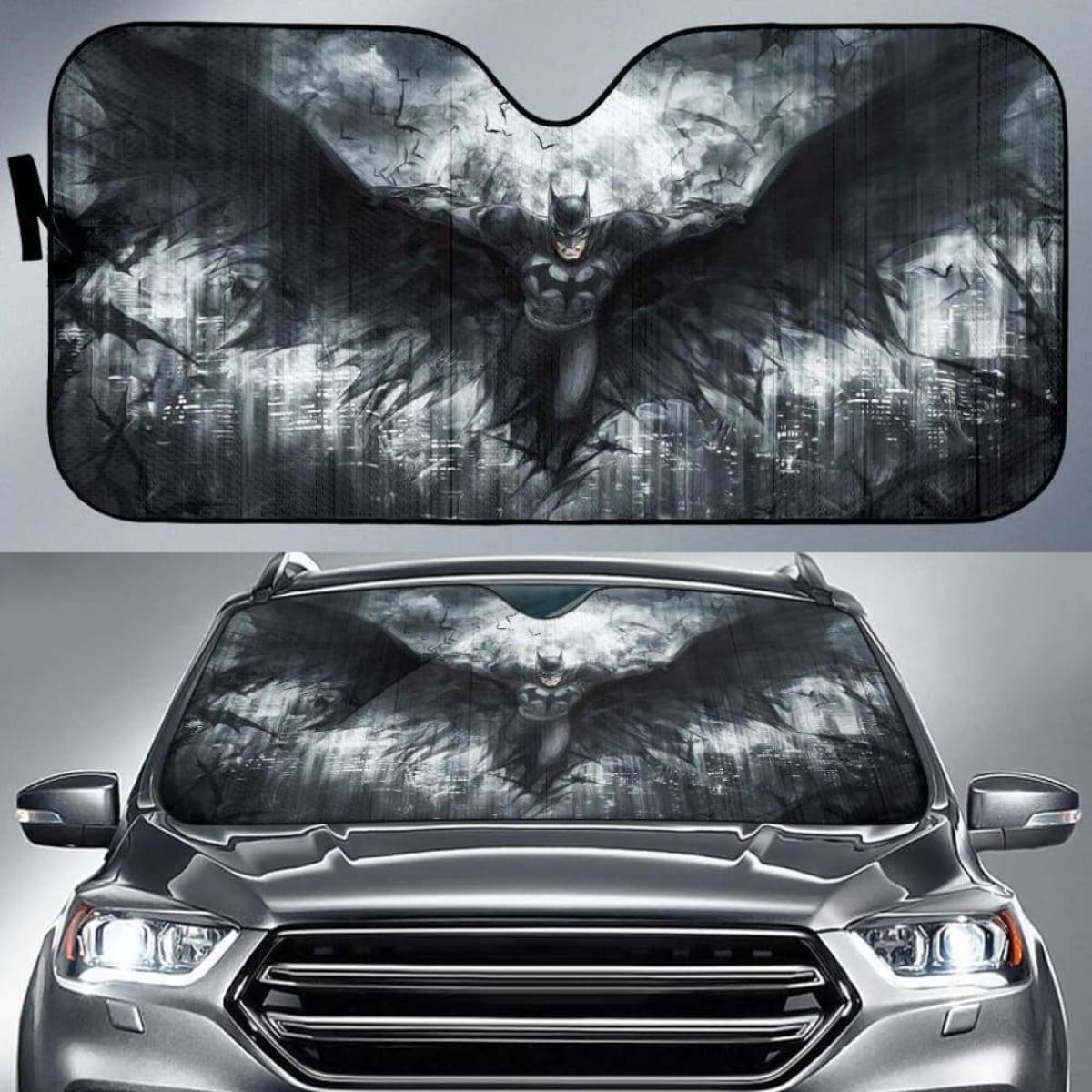 The Dark Knight Car Auto Sun Shades Universal Fit 051312