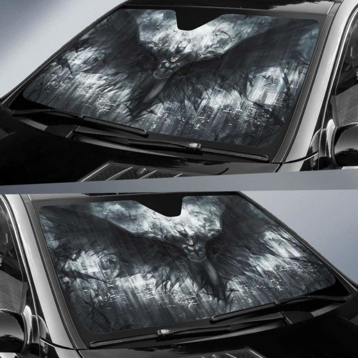 The Dark Knight Car Auto Sun Shades Universal Fit 051312