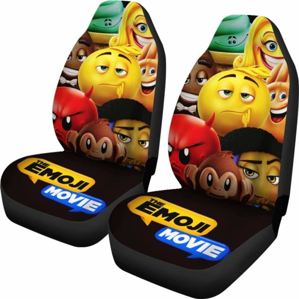 The Emoji Movie Seat Covers 101719 Universal Fit