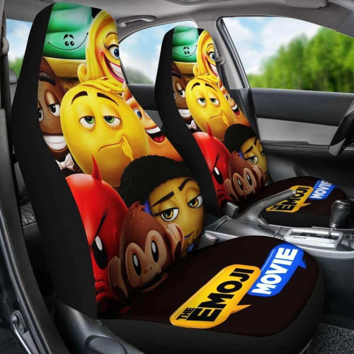 The Emoji Movie Seat Covers 101719 Universal Fit