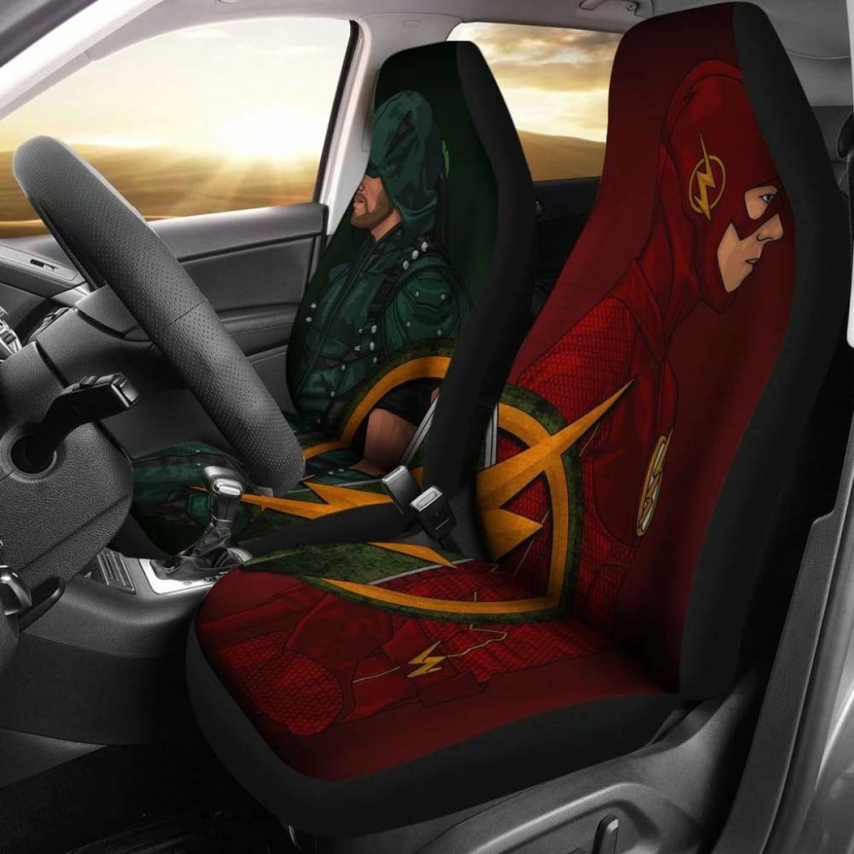 The Flash Arrow Car Seat Covers Universal Fit 051012