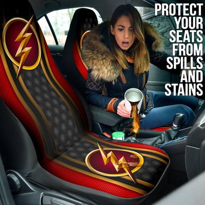 The Flash Car Seat Covers Fan Art Car Accessories Ci220329-11
