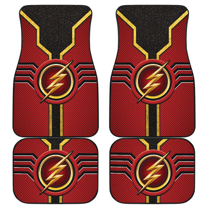The Flash Logo Car Floor Mats Custom For Fans Ci230112-04a