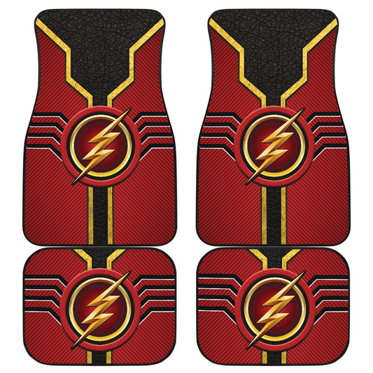 The Flash Logo Car Floor Mats Custom For Fans Ci230112-04a