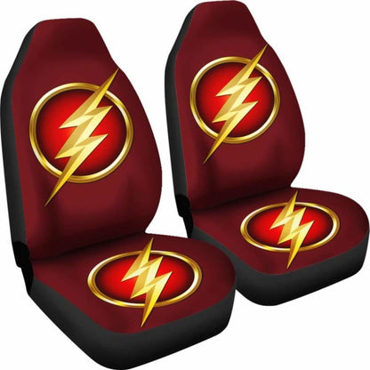 The Flash Logo Seat Covers 101719 Universal Fit