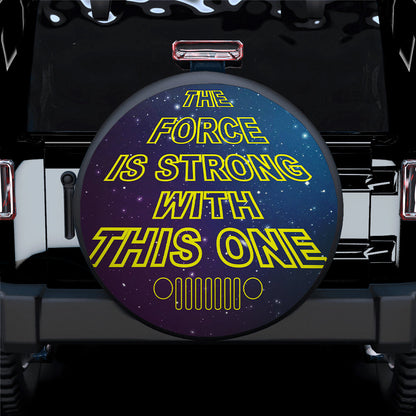 The Force Is Strong With This One Car Spare Tire Cover