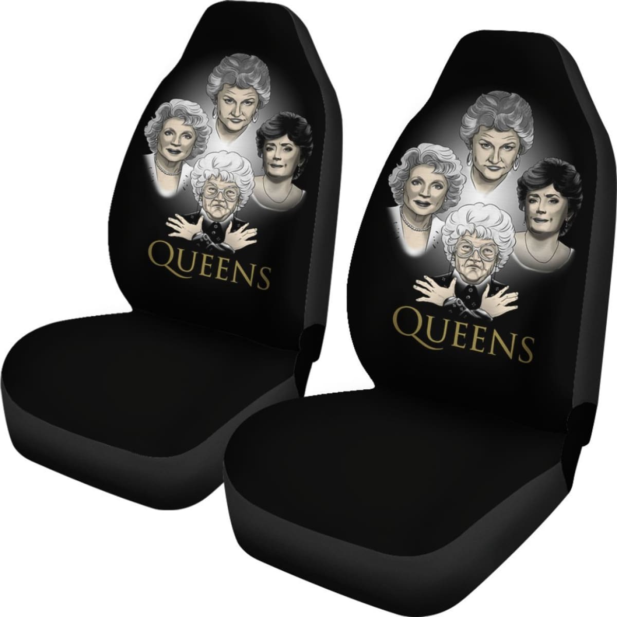 The Golden Girls Art Car Seat Covers Tv Show Fan Gift H040120 Universal Fit 225311